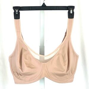 SheCurve nude, lace accent bra 36F 105